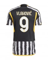 Juventus Dusan Vlahovic #9 Domácí Dres 2023-24 Krátký Rukáv